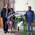 Familia de la comunidad rural Juan Marcos reciben un molino de nixtamal para beneficio de la comunidad.
