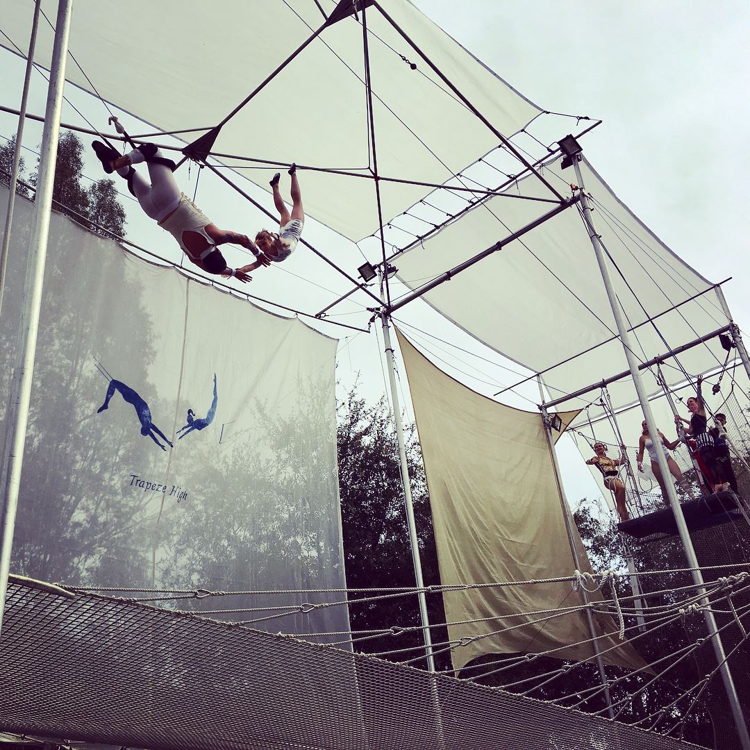 Sensory Overload Trapeze High Spring Spectacular Show