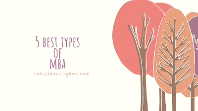 types of mba
