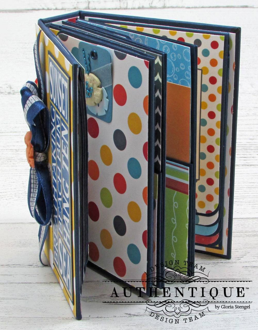 Scraps of Life Summertime Mini Album Tutorial