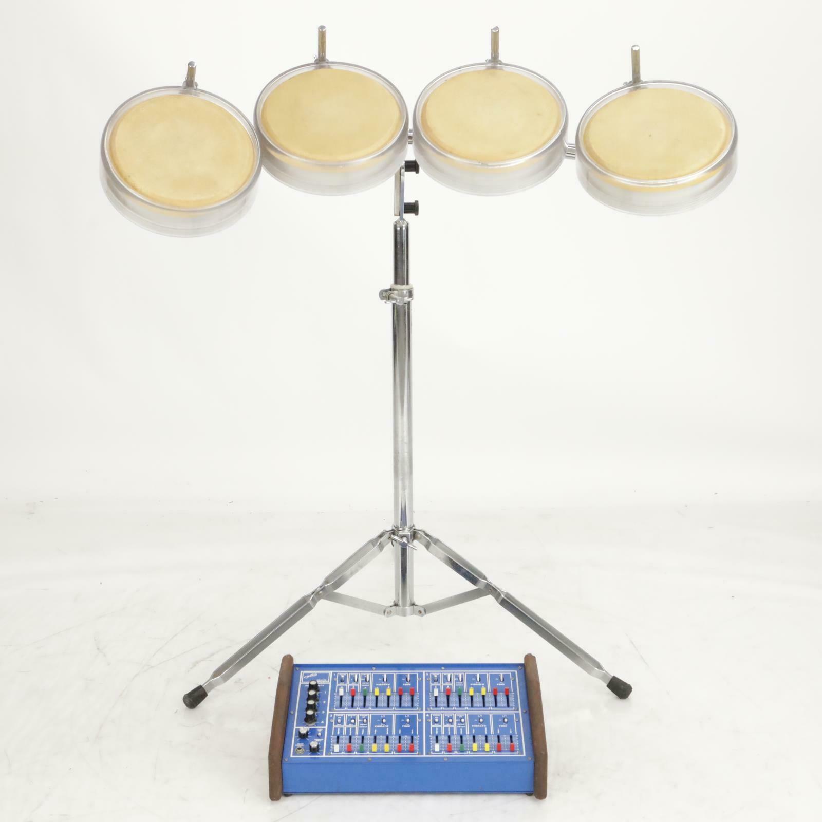 MATRIXSYNTH Pollard Syndrum 477 Quad Drum Synth Trigger Kit w/ Stand