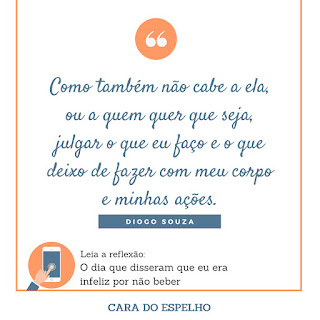 Quote Reflexão - Cara do Espelho