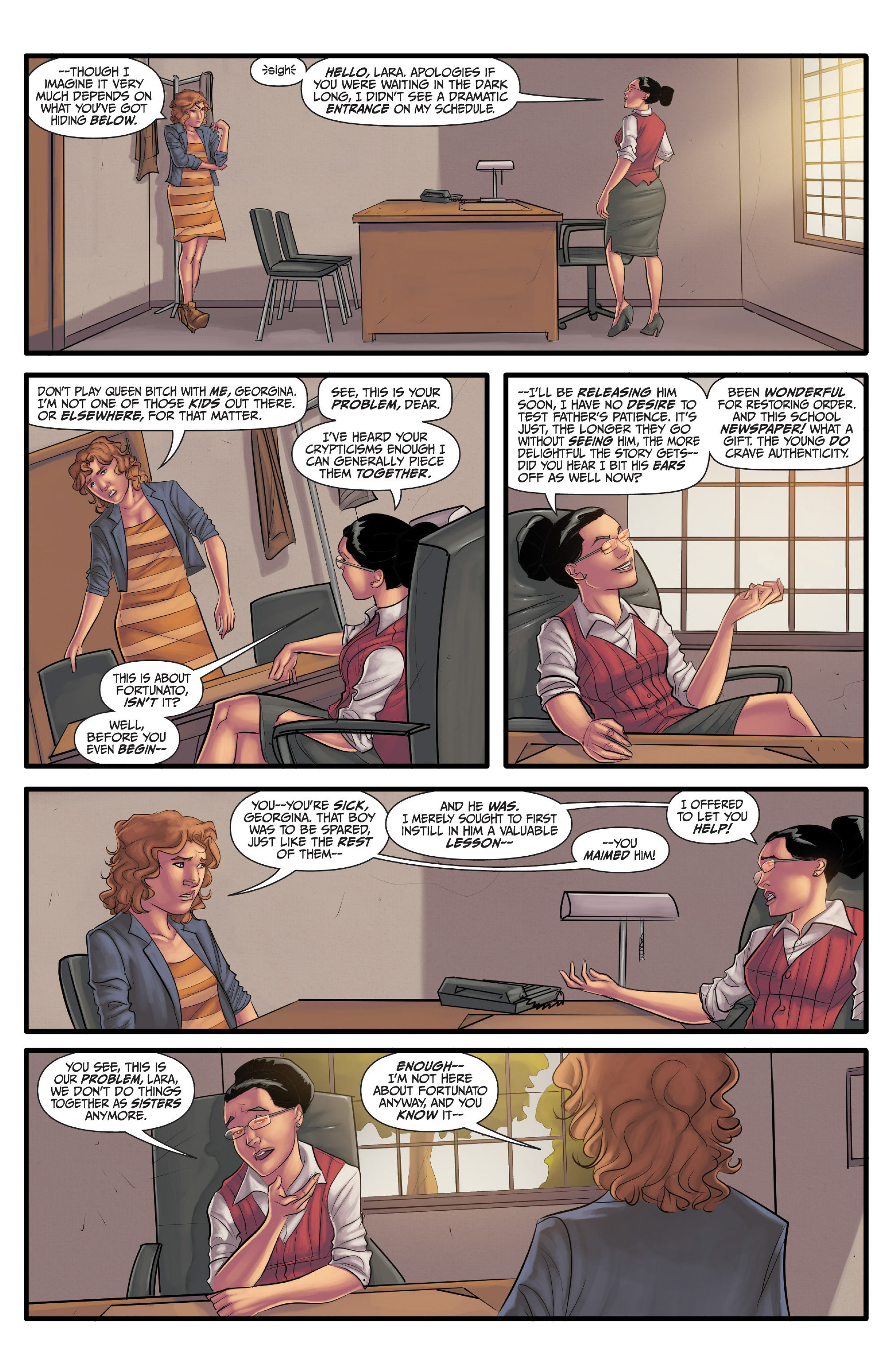 Read online Morning Glories comic -  Issue #42 - 22