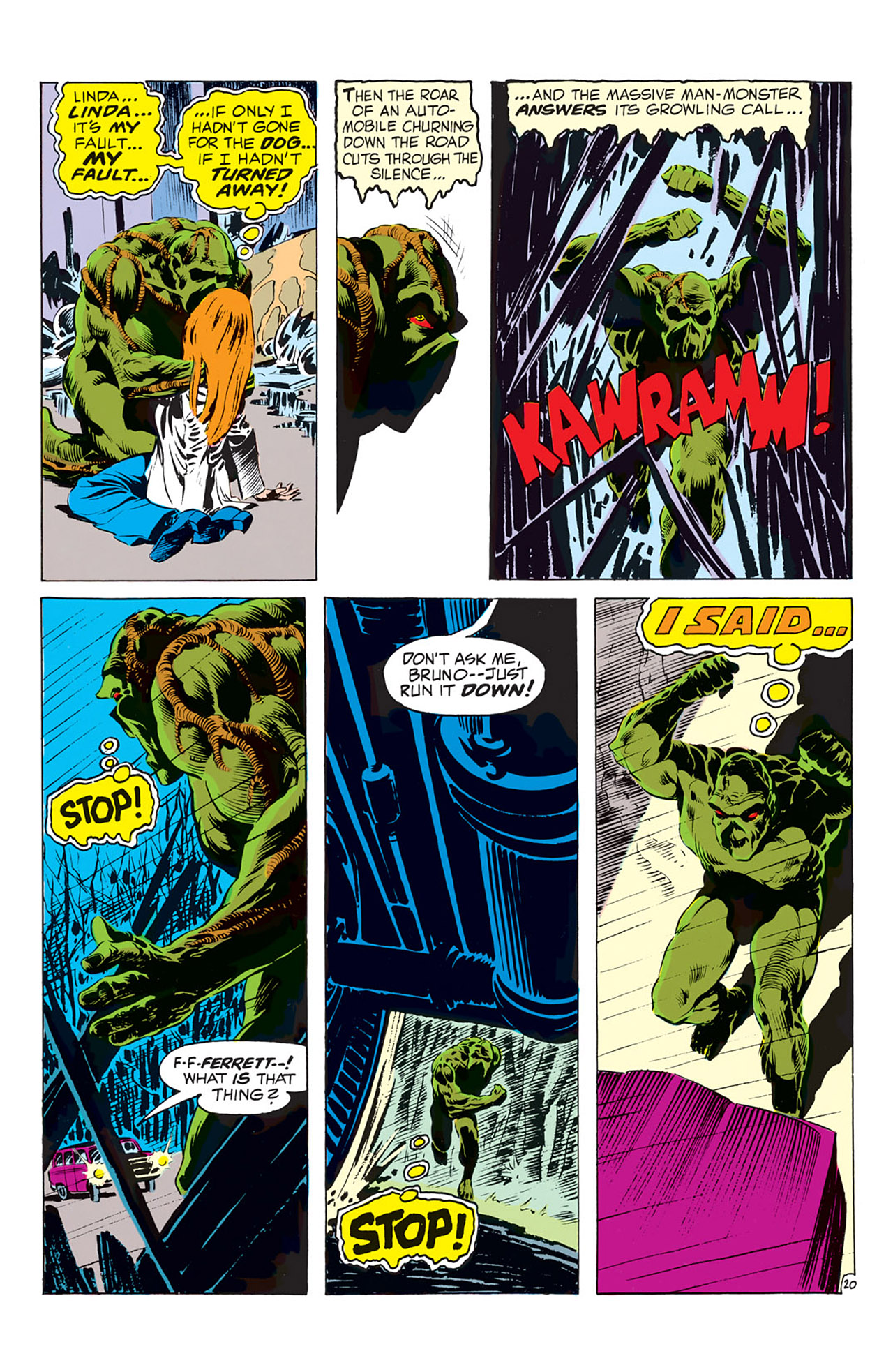 Read online Swamp Thing (1972) comic -  Issue #1 - 21