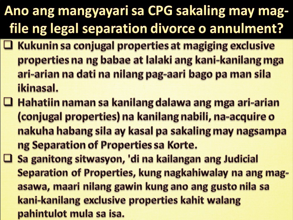 Things You Need to Know About Conjugal Properties of Husband and Wife