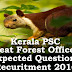 Kerala PSC - Expected Questions for Beat Forest Officer 2016 - 23