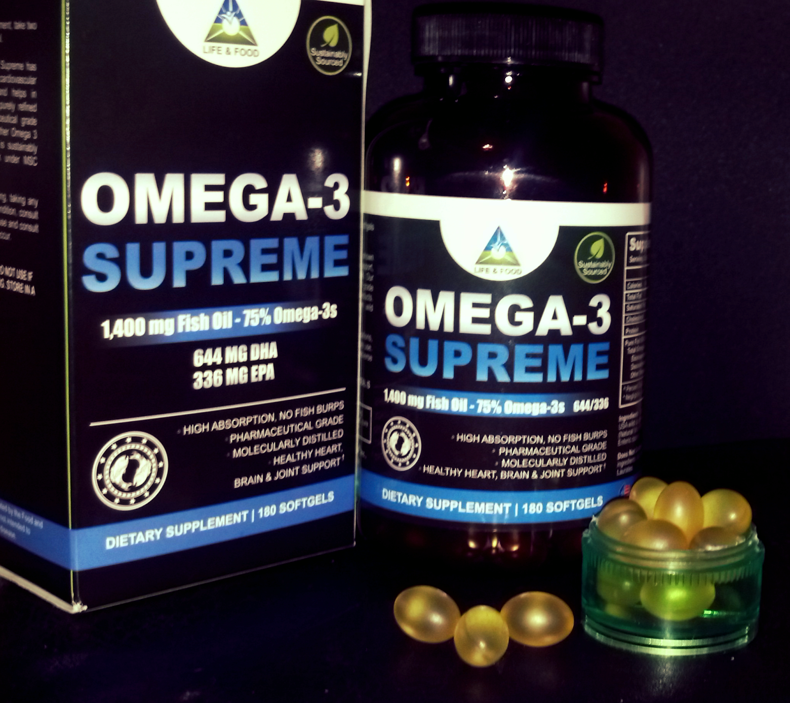 Rose Colored Raindrops LifeFood Omega3 Supreme Fish Oil Review