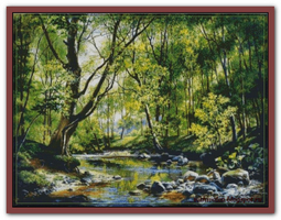 утренний пейзаж. юный лес теплых гроз. в полях тает.