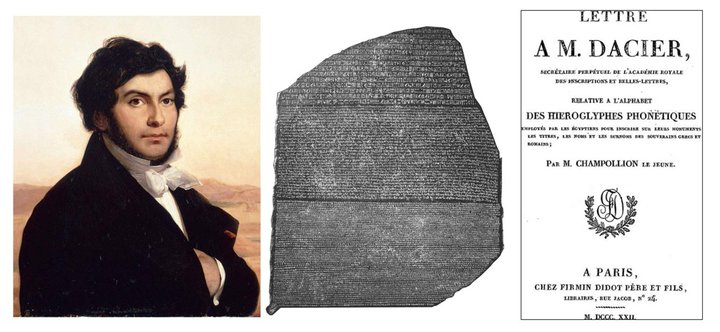 Historia y Arqueología: Champollion, el traductor de la lengua egipcia