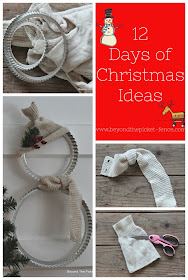 12 Days of Christmas Ideas Day 1 Tart Pan Snowman