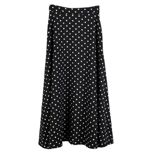 [Dabagirl] Polka Dots Maxi Skirt | KSTYLICK - Latest Korean Fashion | K ...