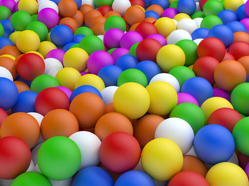 3d Balls colorful ball 3d
