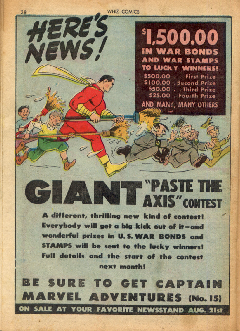 Read online WHIZ Comics comic - Issue #33 - 38