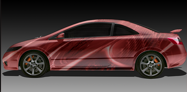 Big Dog Graphic and Wrap Design: Honda Accord Vehicle Graphic