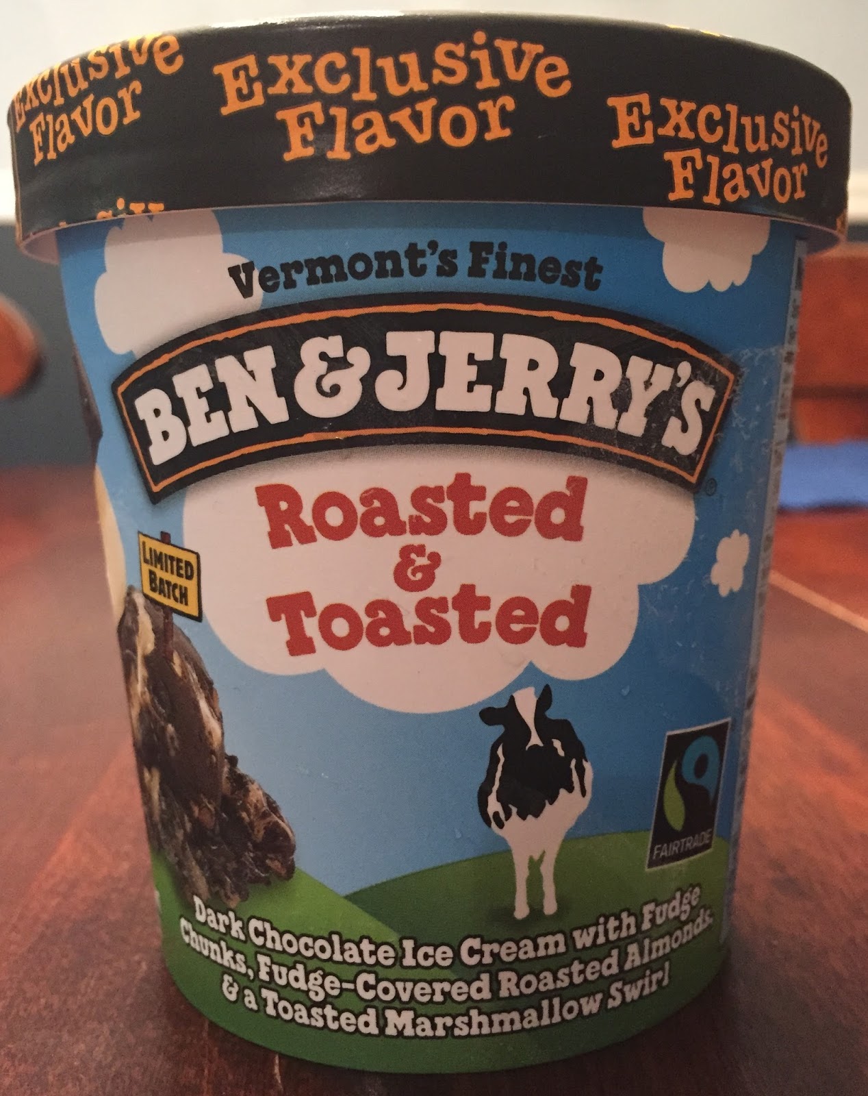 Ben and Jerry's WalMart Exclusive Roasted and Toasted