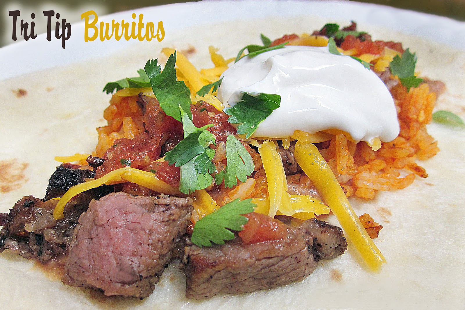 Diddles and Dumplings Tri Tip Burritos