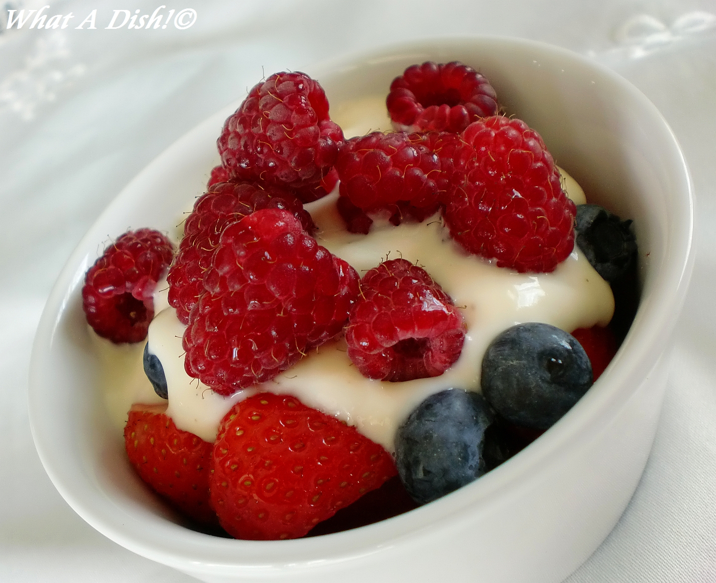 What A Dish!: Berries & Yogurt
