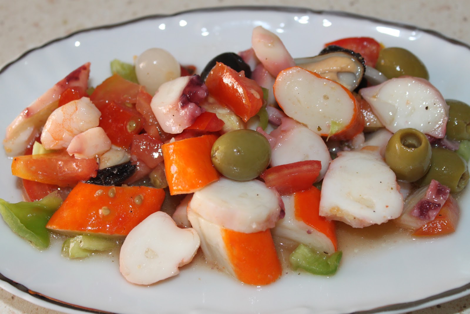 JULIA Y SUS RECETAS Salpicón de marisco