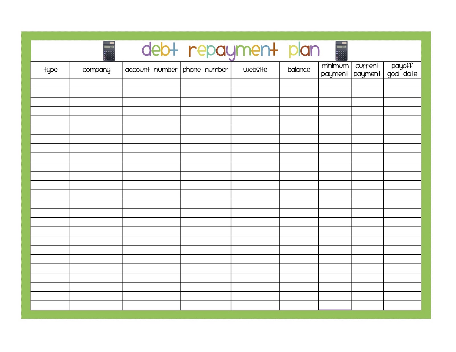 debt-snowball-tracker-printable-debt-payment-worksheet-etsy-debt