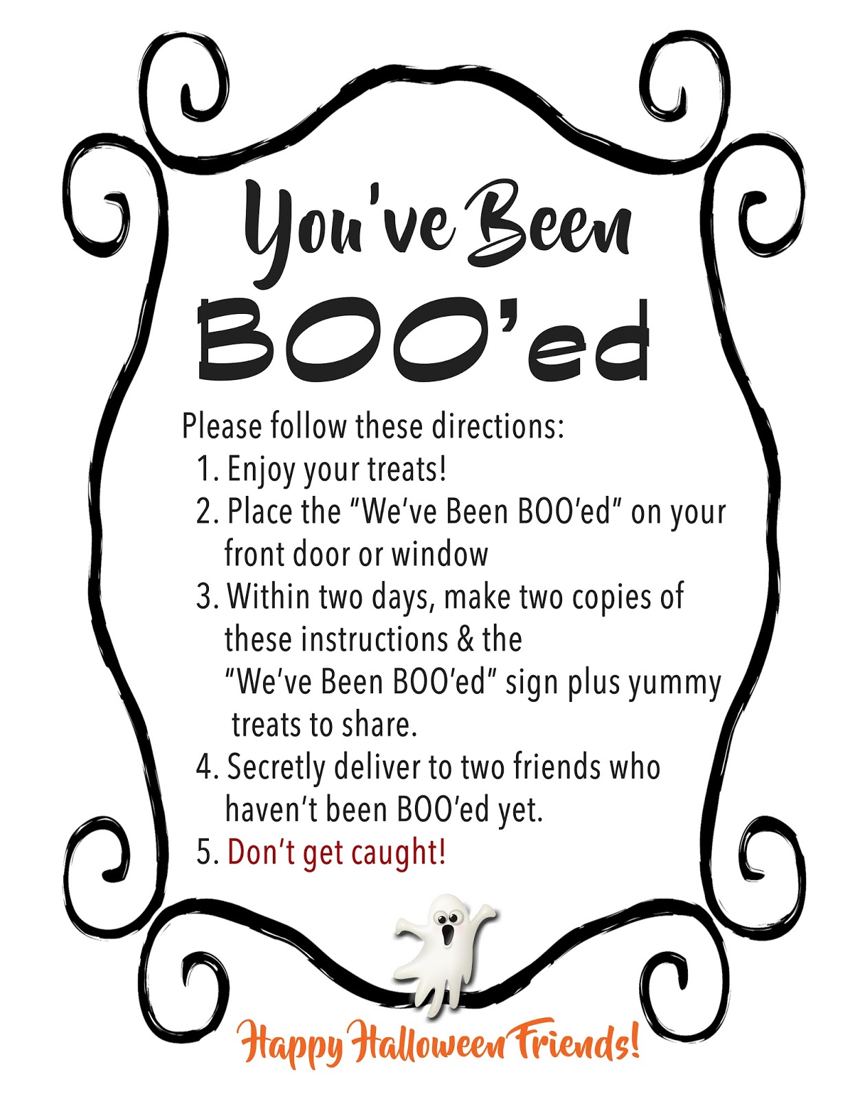 I'd So Rather Be Reading You've Been BOO'ed!