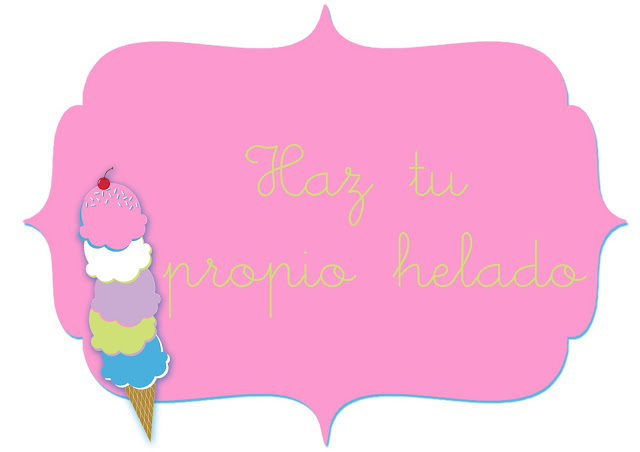Cartel fiesta del helado