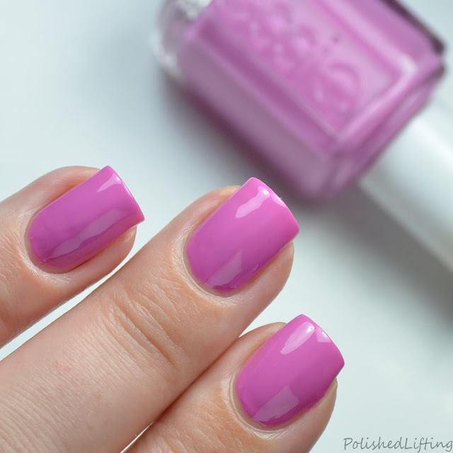 bright purple creme nail polish