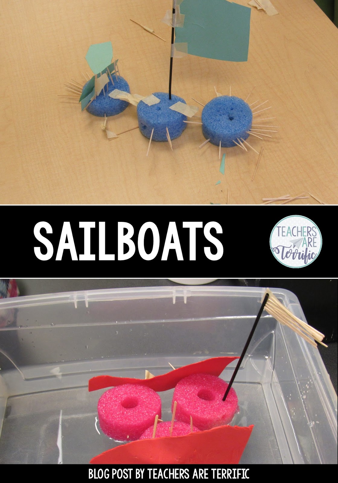 Sailing Away with Sailboats in the STEM Lab! Teachers Are Terrific! A STEM Blog