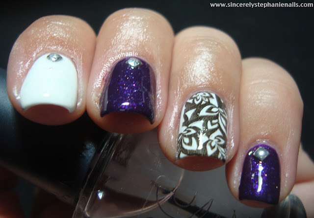 purple stamping