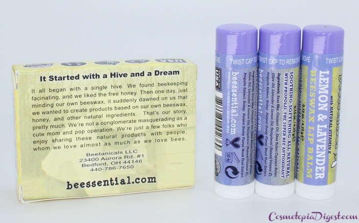 Beessential Skin Care Products: Hand Cream, Lip Balm, Body Wash and Soap Review
