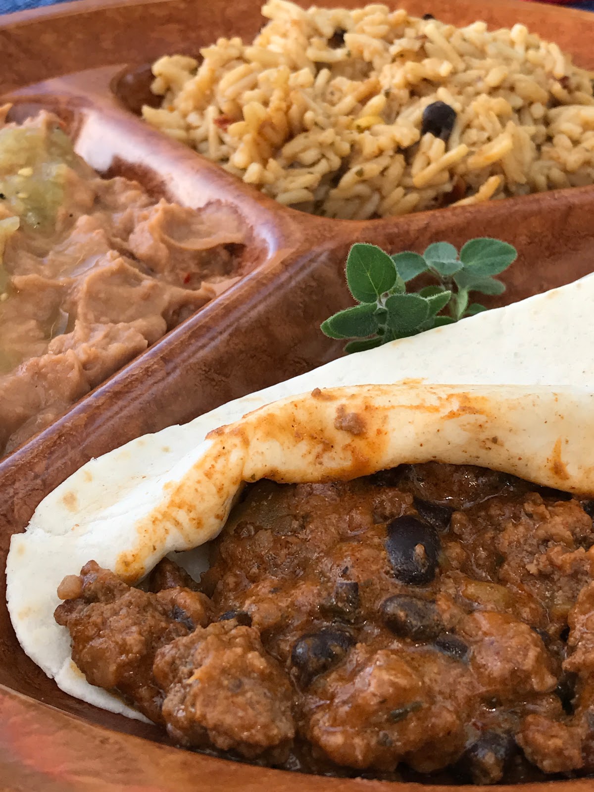 Beef Enchilada Dinner Turnips 2 Tangerines