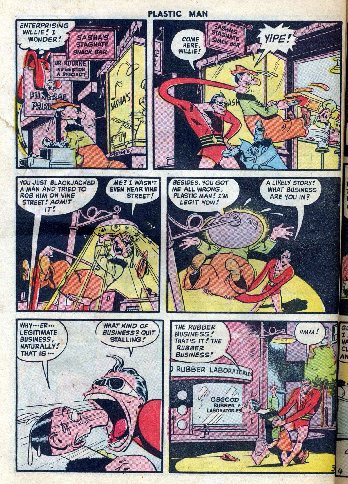 Read online Plastic Man (1943) comic -  Issue #17 - 26