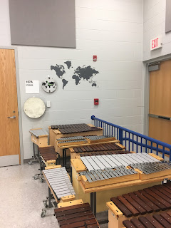 Music Classroom Reveal: Lots of great ideas for a travel-themed music room!
