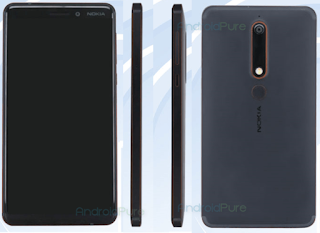 Nokia 6 2018 back