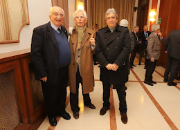 Con i giornalisti Michele De Simone e Franco Tontoli
