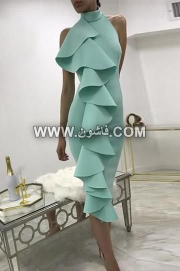 أجدد الموديلات لفساتين السواريه القصيرة موضة 2019 فساتين سواريه, فساتين سواريه قصيرة, فساتين سواريه جديدة, أفكار فساتين سواريه