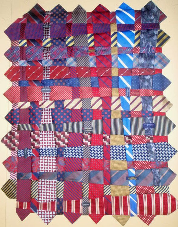 Quilt Inspiration: The Tie Quilt, by Renay Martin