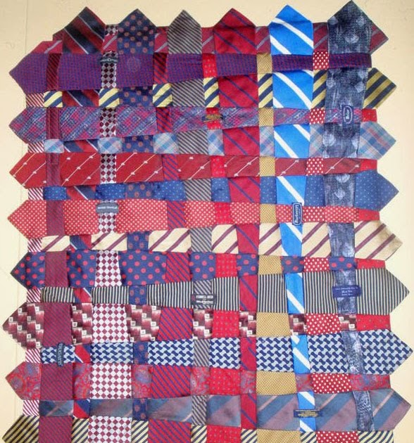 Quilt Inspiration: The Tie Quilt, by Renay Martin