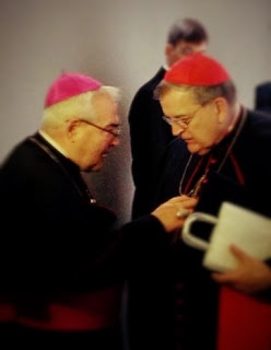 Mons. Luigi Negri e il cardinale Raymond Leo Burke