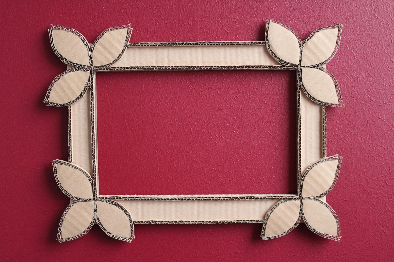 DIY Bilderrahmen aus Verpackungsmaterial ars vera(e