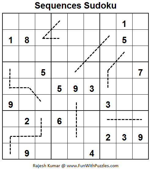 Sequences Sudoku  (Fun With Sudoku #55)