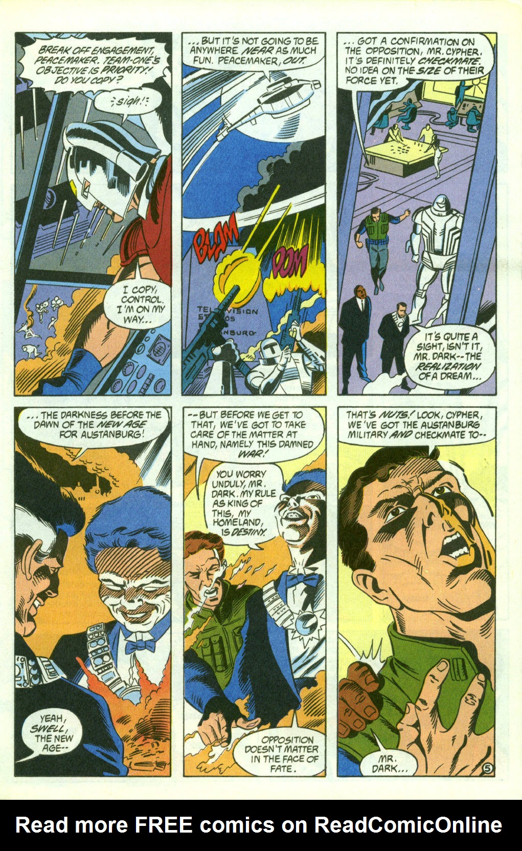 Read online Checkmate (1988) comic -  Issue #33 - 5