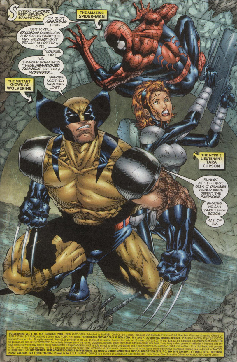 Read online Wolverine (1988) comic -  Issue #157 - 2