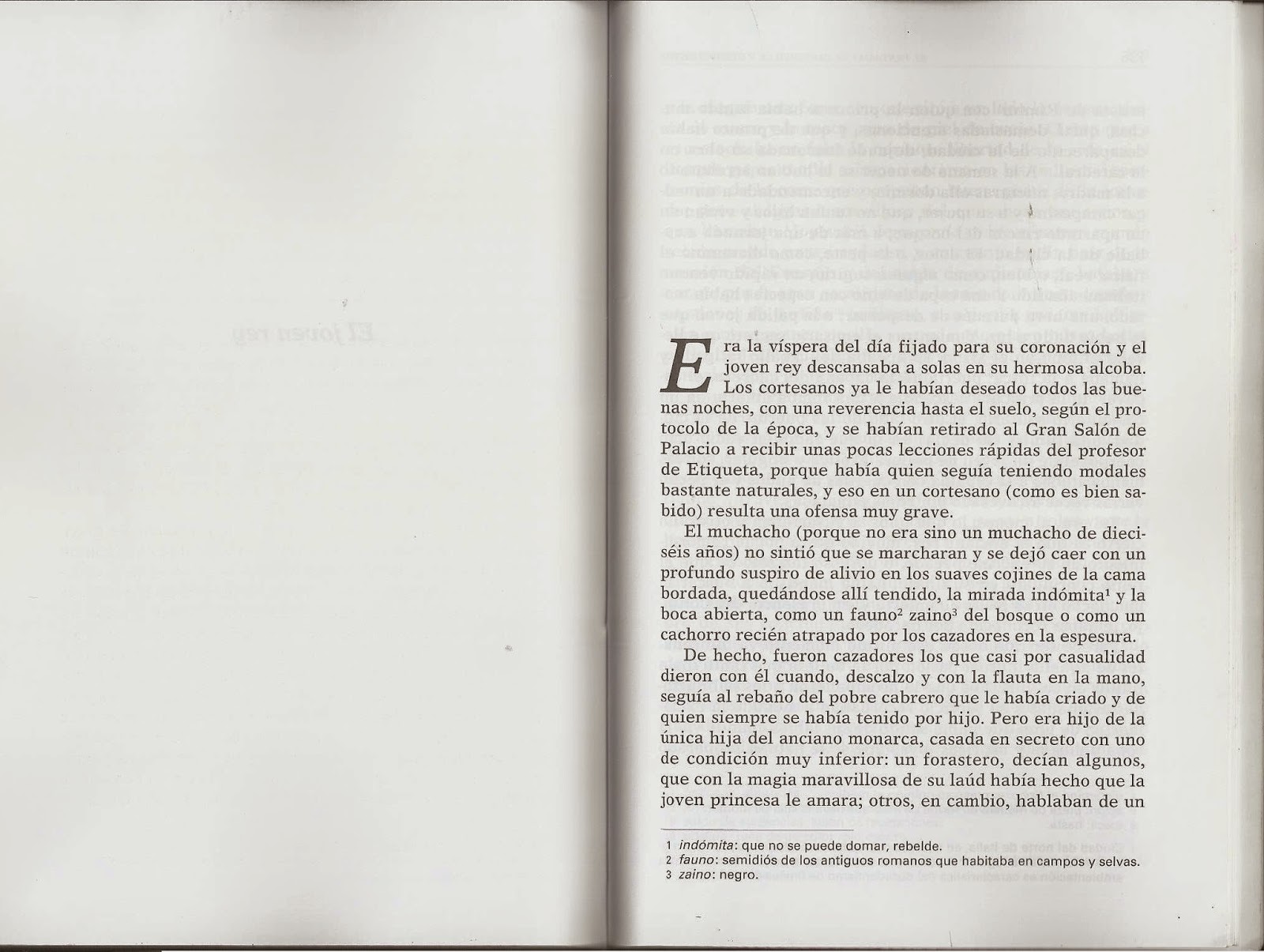 Oscar Wilde: EL JOVEN REY