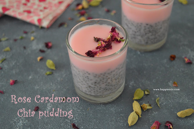 Rose Cardamom Chia Pudding Recipe | Chia Seed Recipes