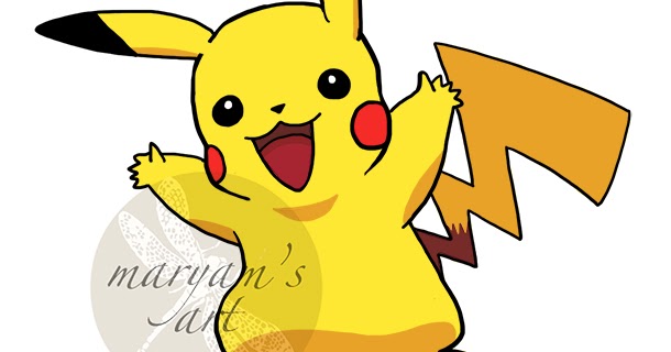 Home-Spun-Around: Saturday Art School: How to Draw Pikachu Pokemon