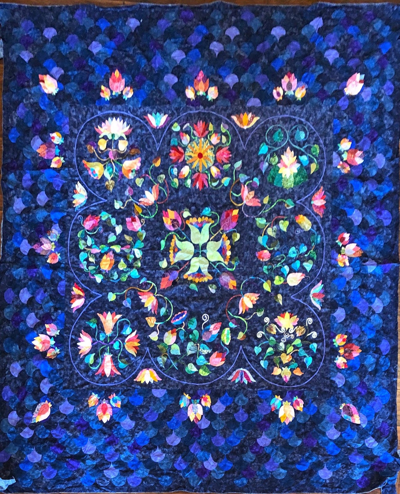 That man Quilts? The Lotus quilt.