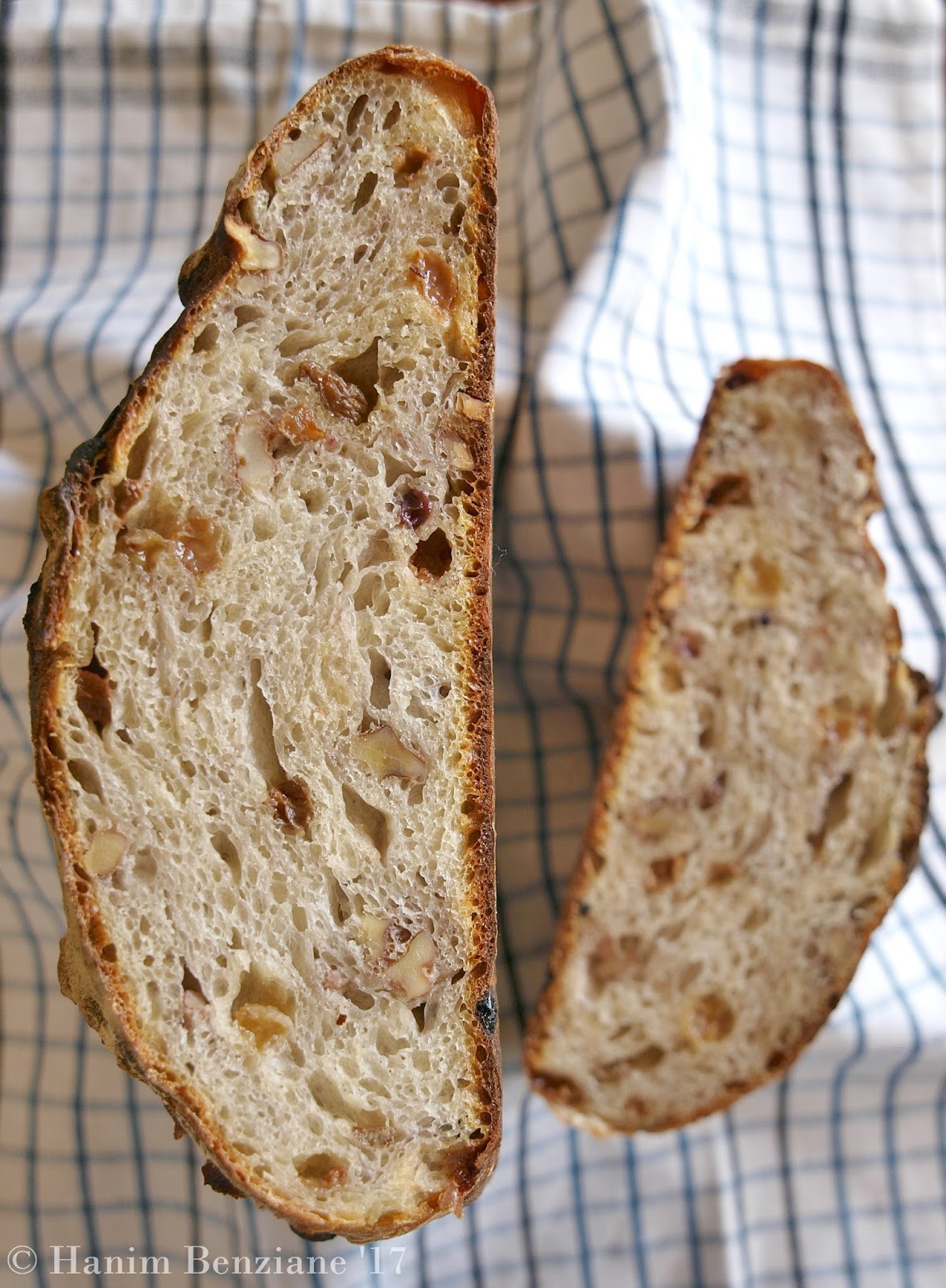 Walnut and Raisin Sourdough Bread