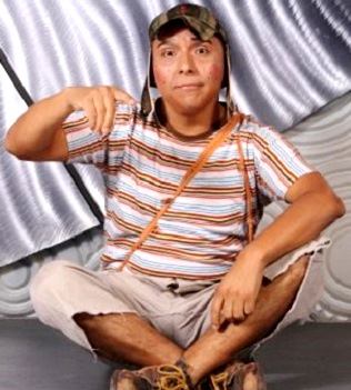 Chavo del Ocho imitado por Edwin Sierra Foto de Edwin Sierra personificando al Chavo del Ocho