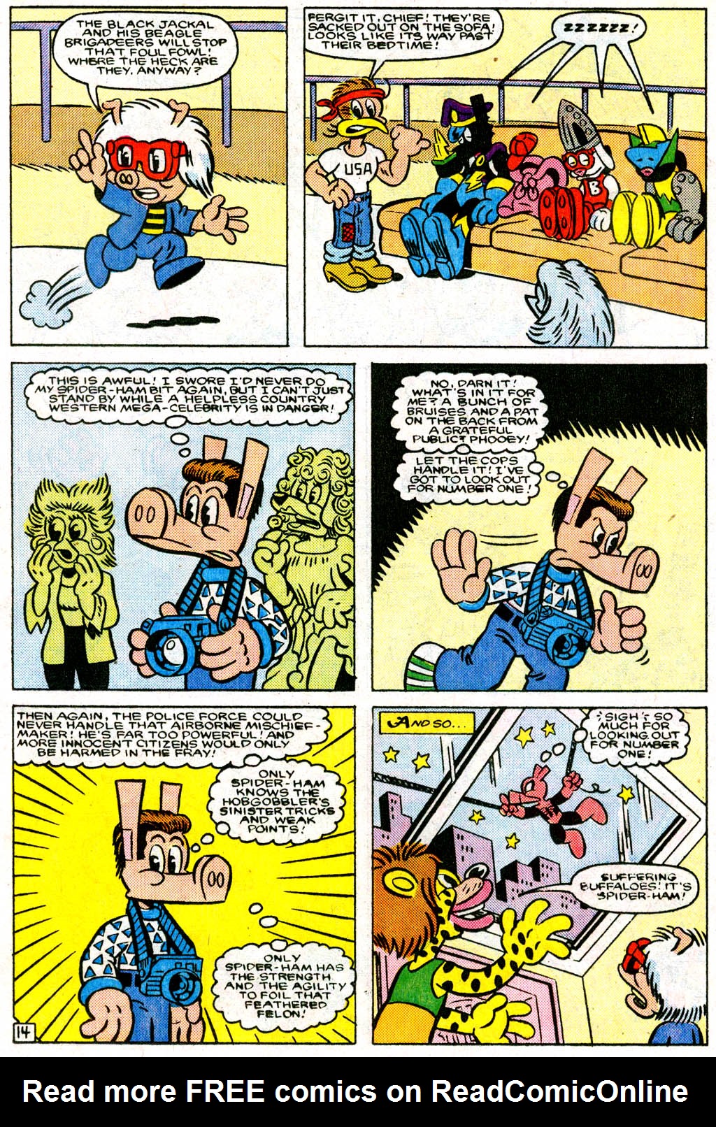Read online Peter Porker, The Spectacular Spider-Ham comic -  Issue #15 - 15