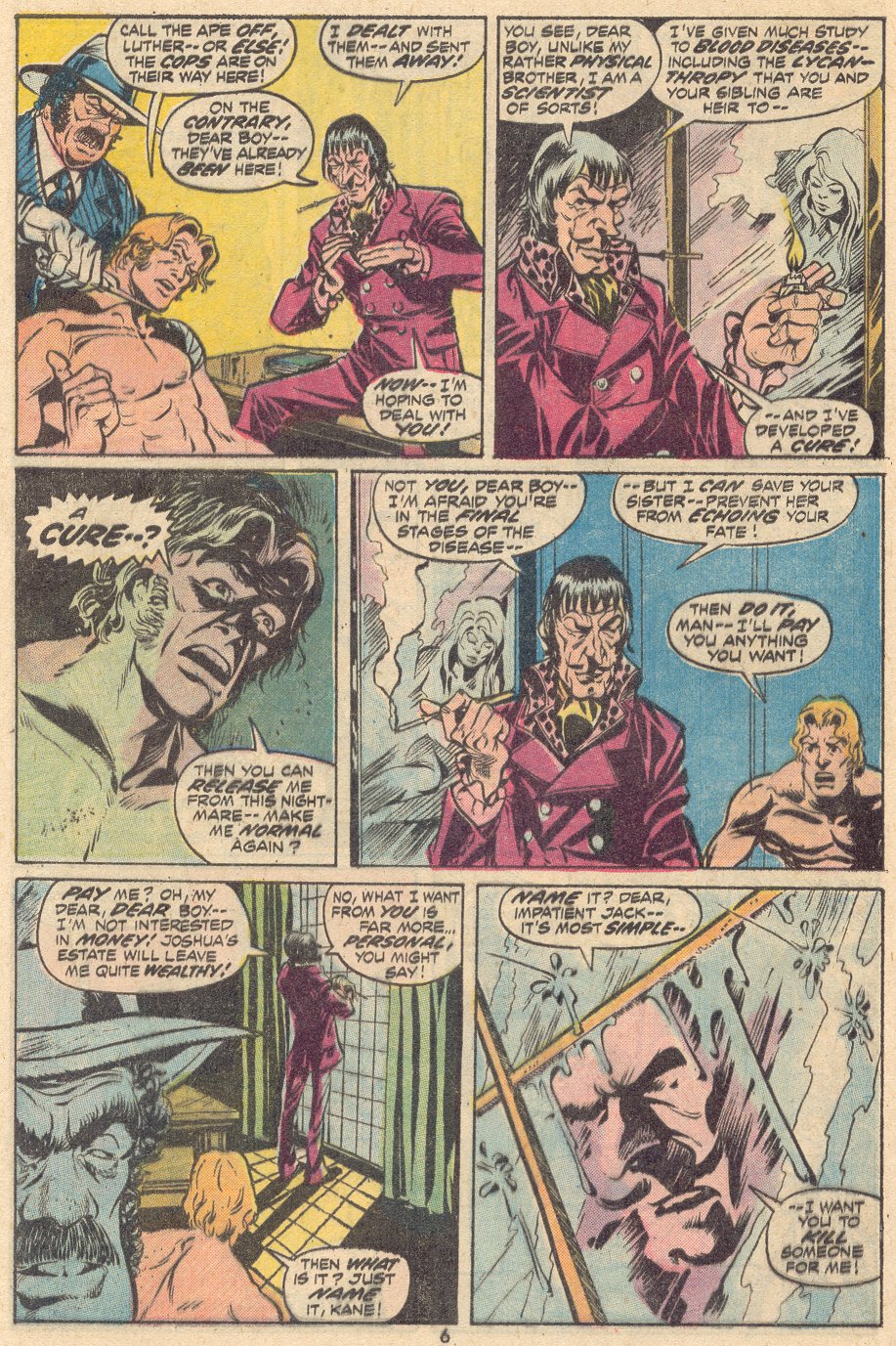 Read online Werewolf by Night (1972) comic -  Issue #5 - 6